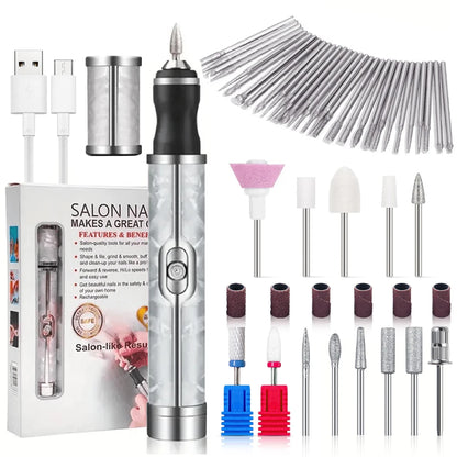 Electric Cordless Nail Drill Kit
