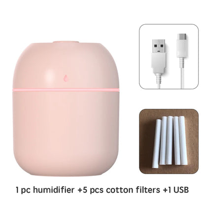 Portable Mini Air Humidifier +  Essential Oil Diffuser
