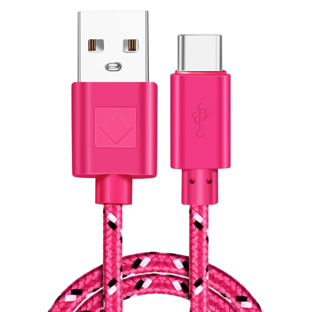 Braided Specks Charging Cord (USB to C)