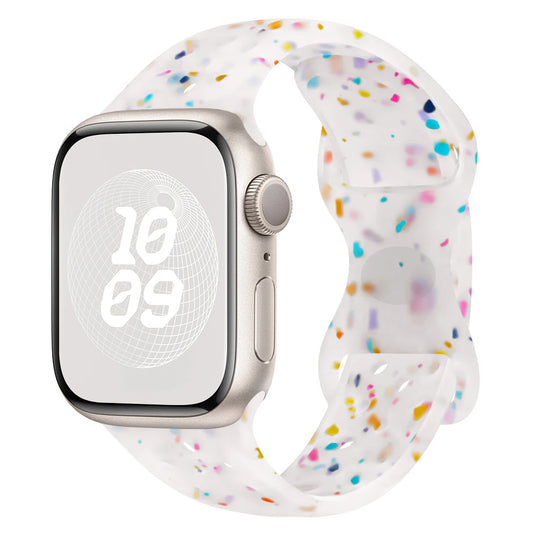 Speckled Silicone Watch Band