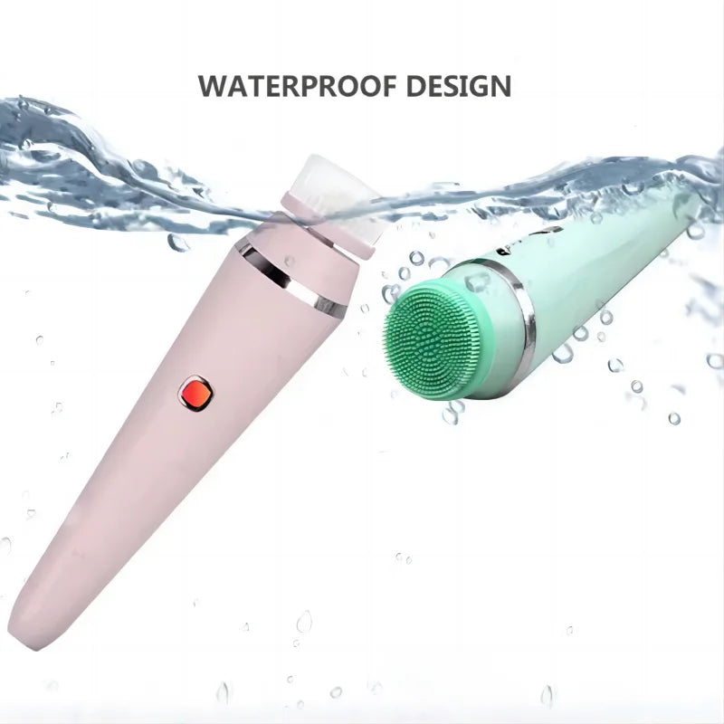4 in 1 Sonic Electric Facial Cleansing Brush