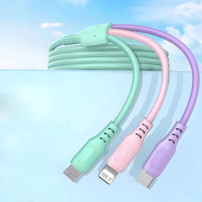3 In 1 Tri-Color Charging Cable