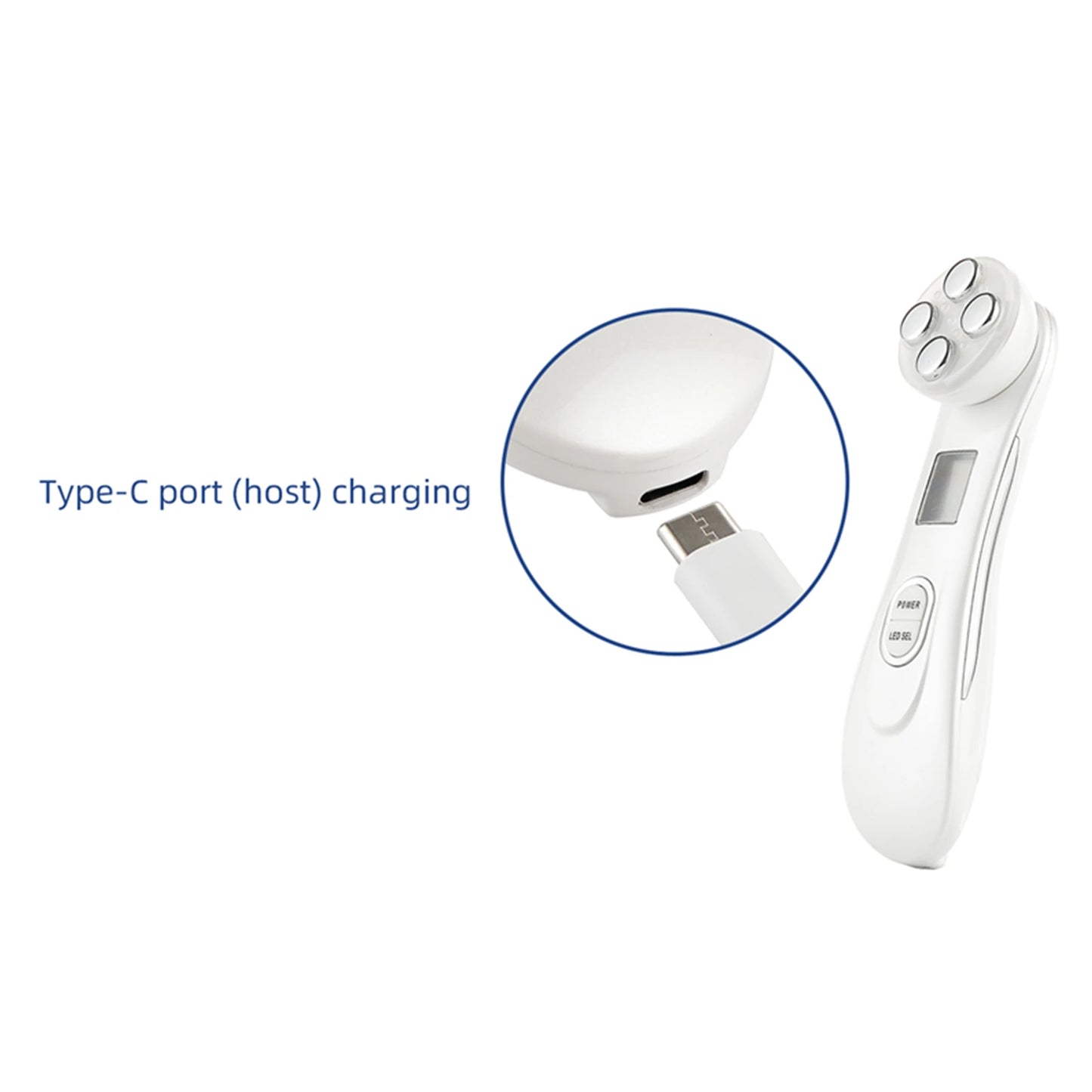 5-IN-1 LED Skin Lifting and Tightening Face Massager