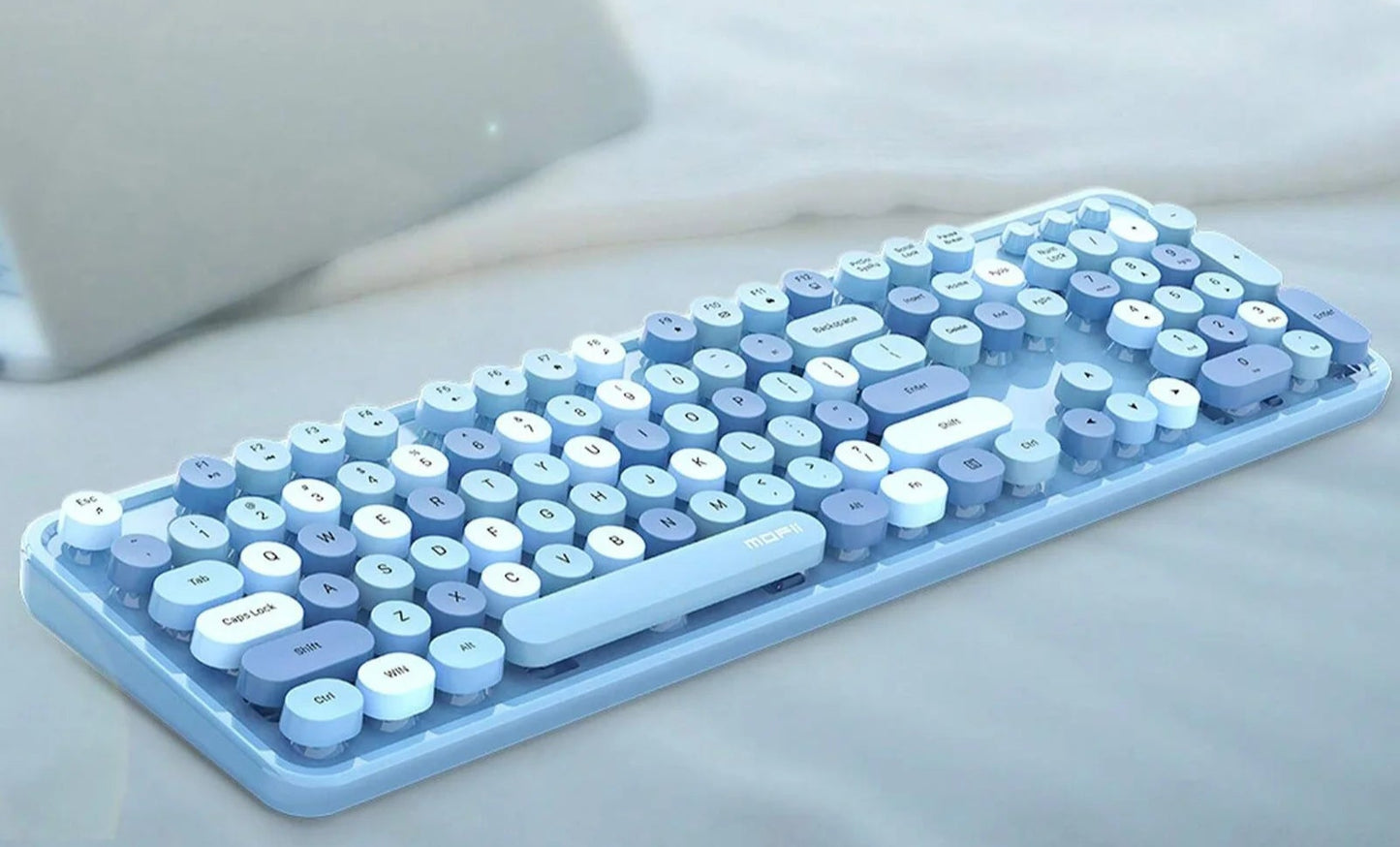 Colorful Keys Wireless Keyboard And Mouse Set