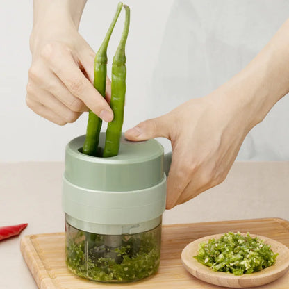 4 In 1 Handheld Electric Vegetable Cutter