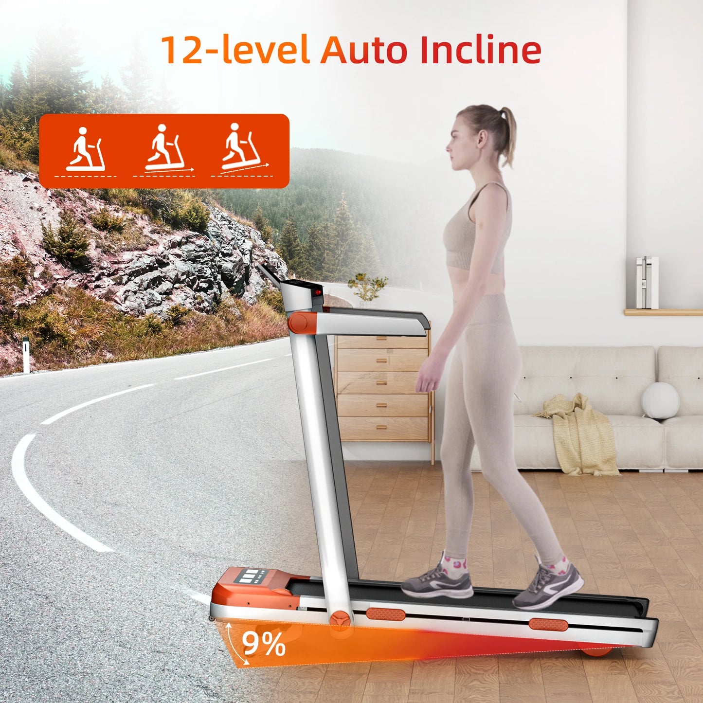 At Home Smart Workout Walking Pad
