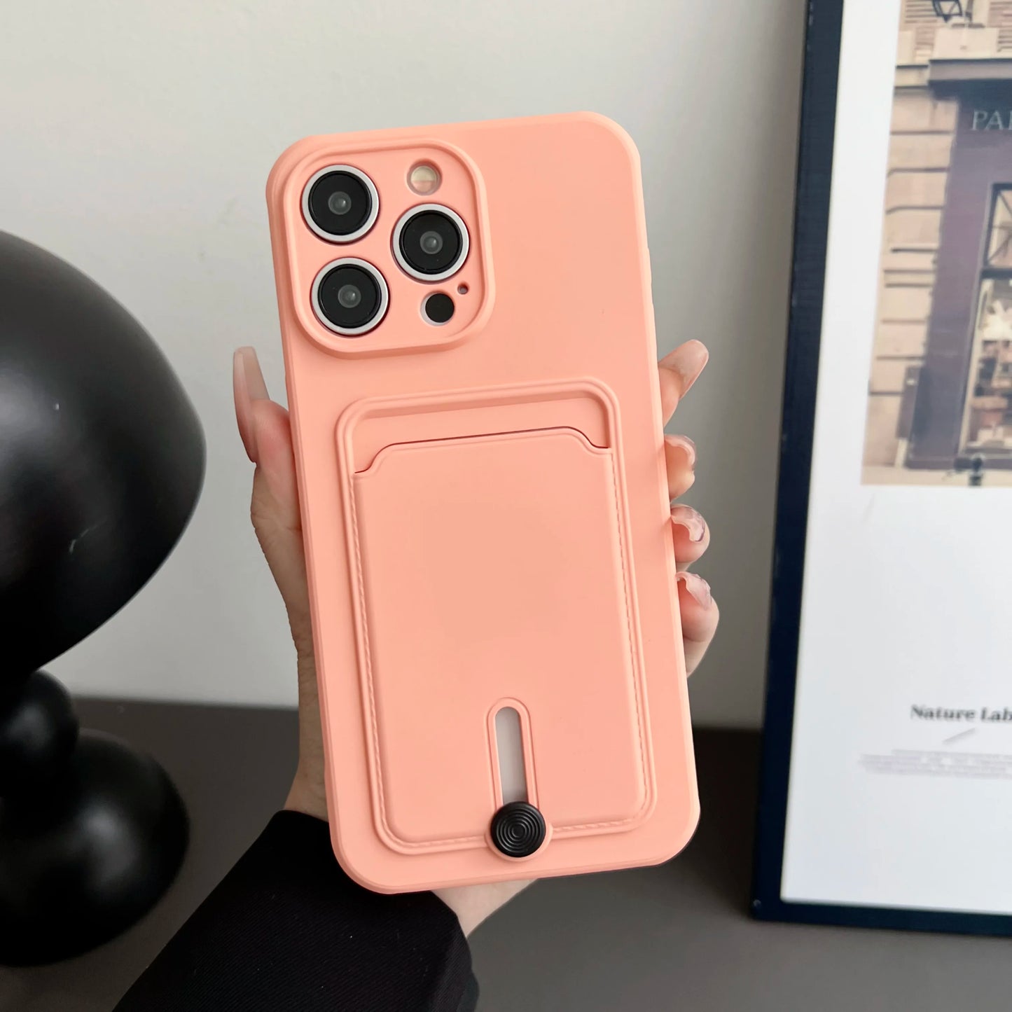 Simple Slide Card Holder Phone Case