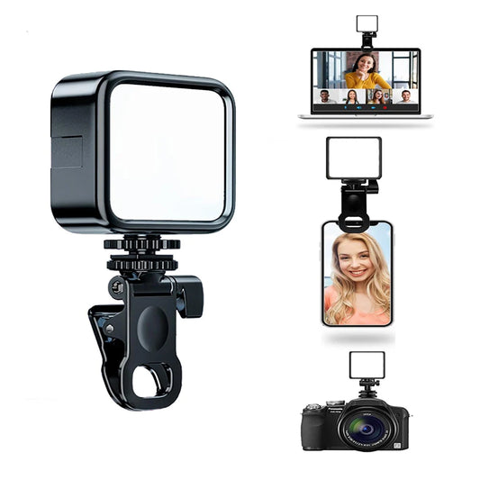 Square Clip-On LED Light for Phone