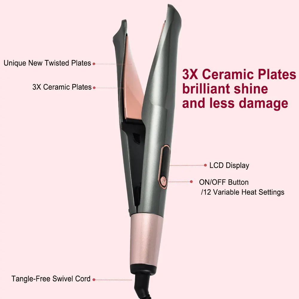 3/4 Inch Tapered Curling Iron Wand
