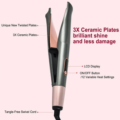 3/4 Inch Tapered Curling Iron Wand