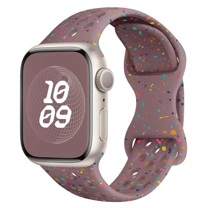 Speckled Silicone Watch Band