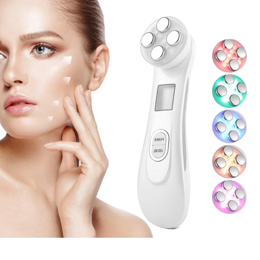5-IN-1 LED Skin Lifting and Tightening Face Massager