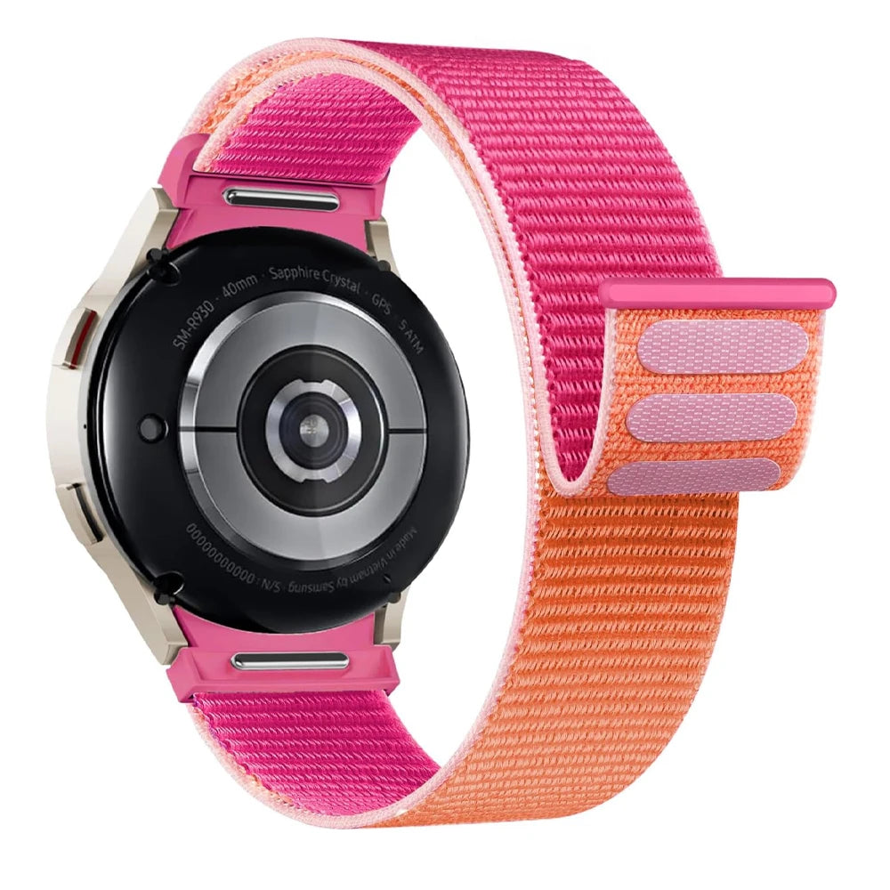 Nylon Sport Loop Watch Band For Samsung Galaxy