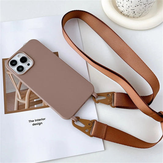 Matte Finish Lanyard Phone Case