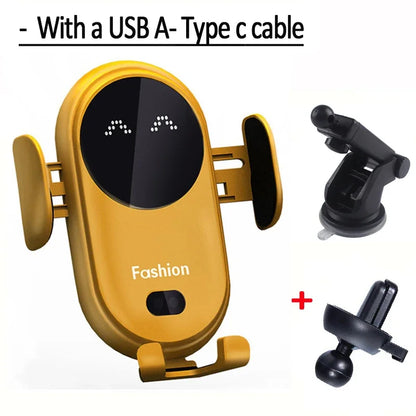 Fast Wireless Car Charging Phone Holder