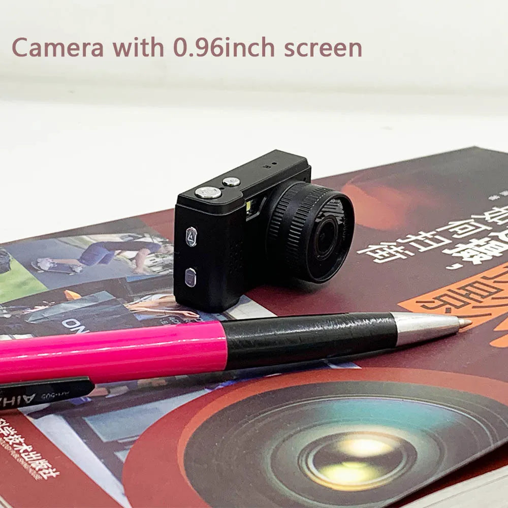 Vintage Extra Small Mini Camera With Screen 1080p
