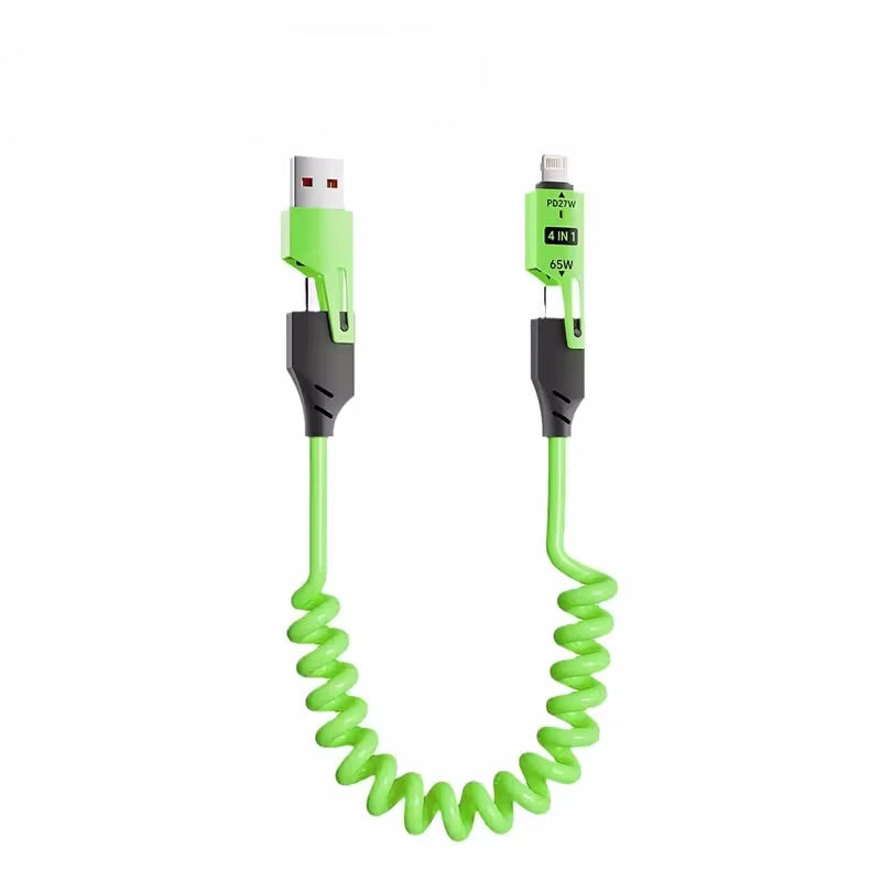 Multi-Type Coil Charging Cable