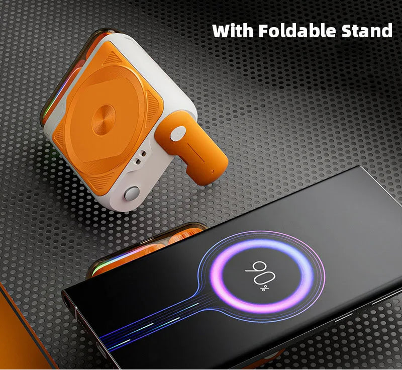 Magnetic Wireless Power Bank With Stand