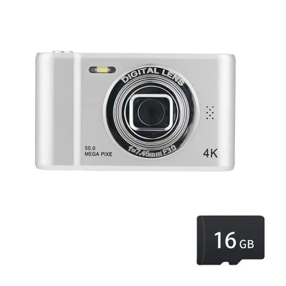 4K Retro Digital Camera 50 Megapixels HD Zoom 2.4inch Screen