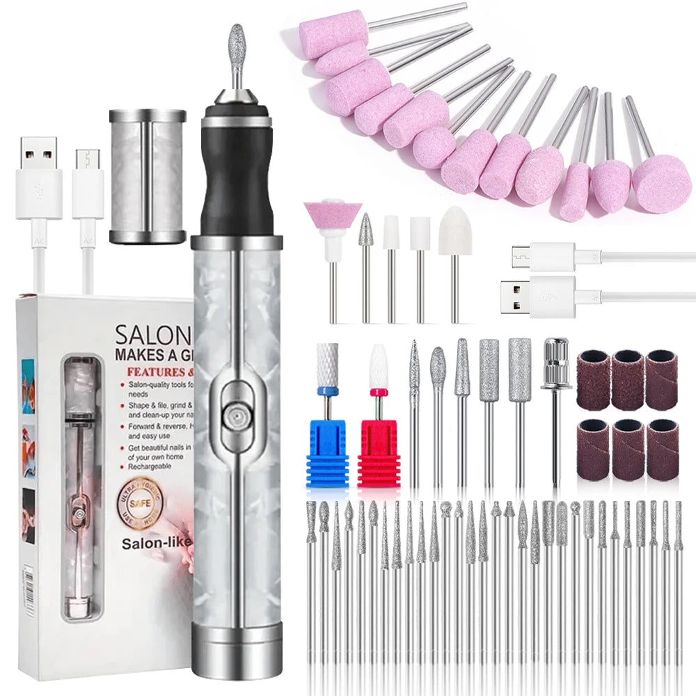 Electric Cordless Nail Drill Kit