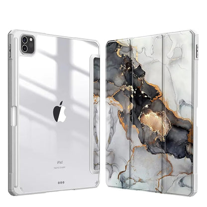 Marble Foldable iPad Case