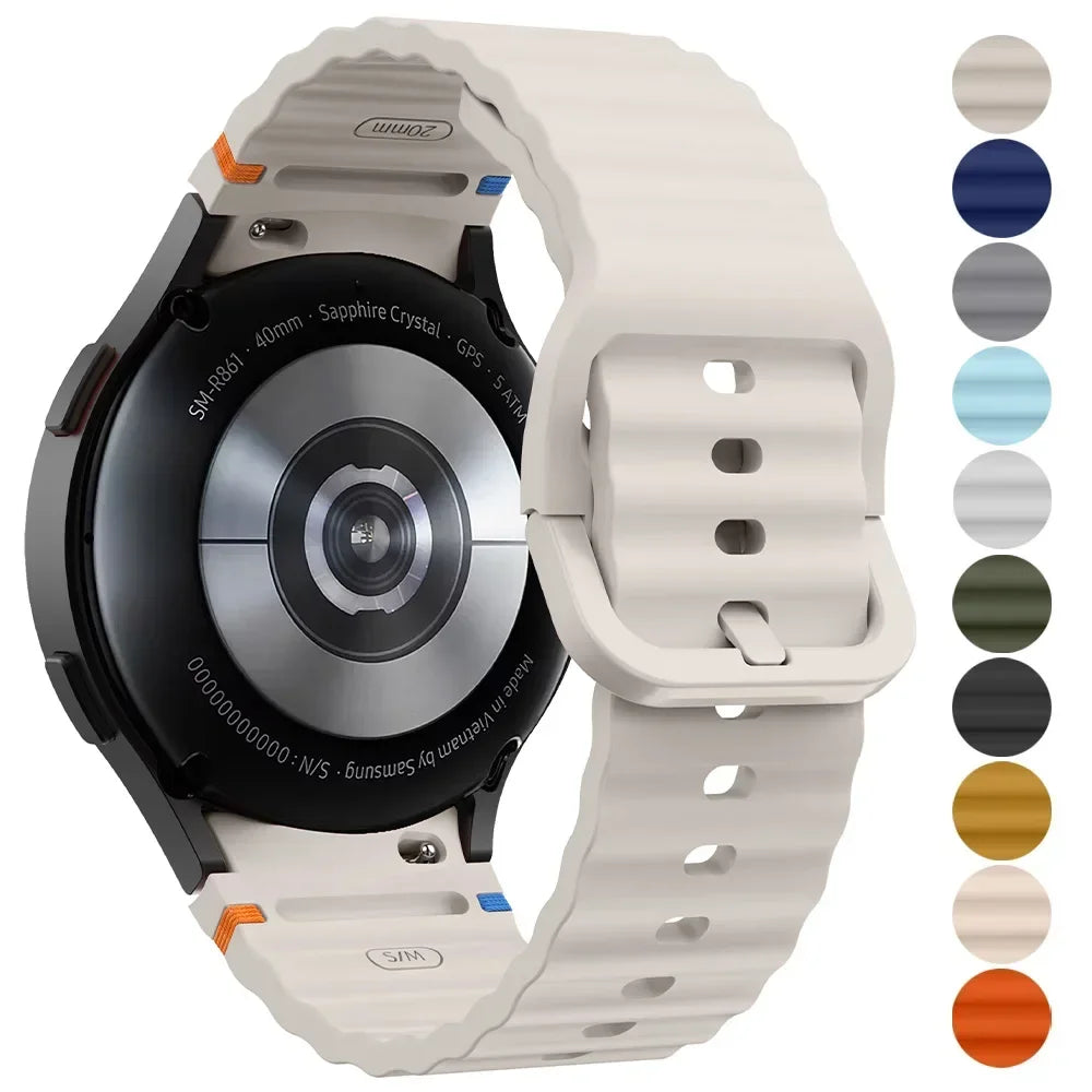 Silicone Rippled Band for Samsung Galaxy