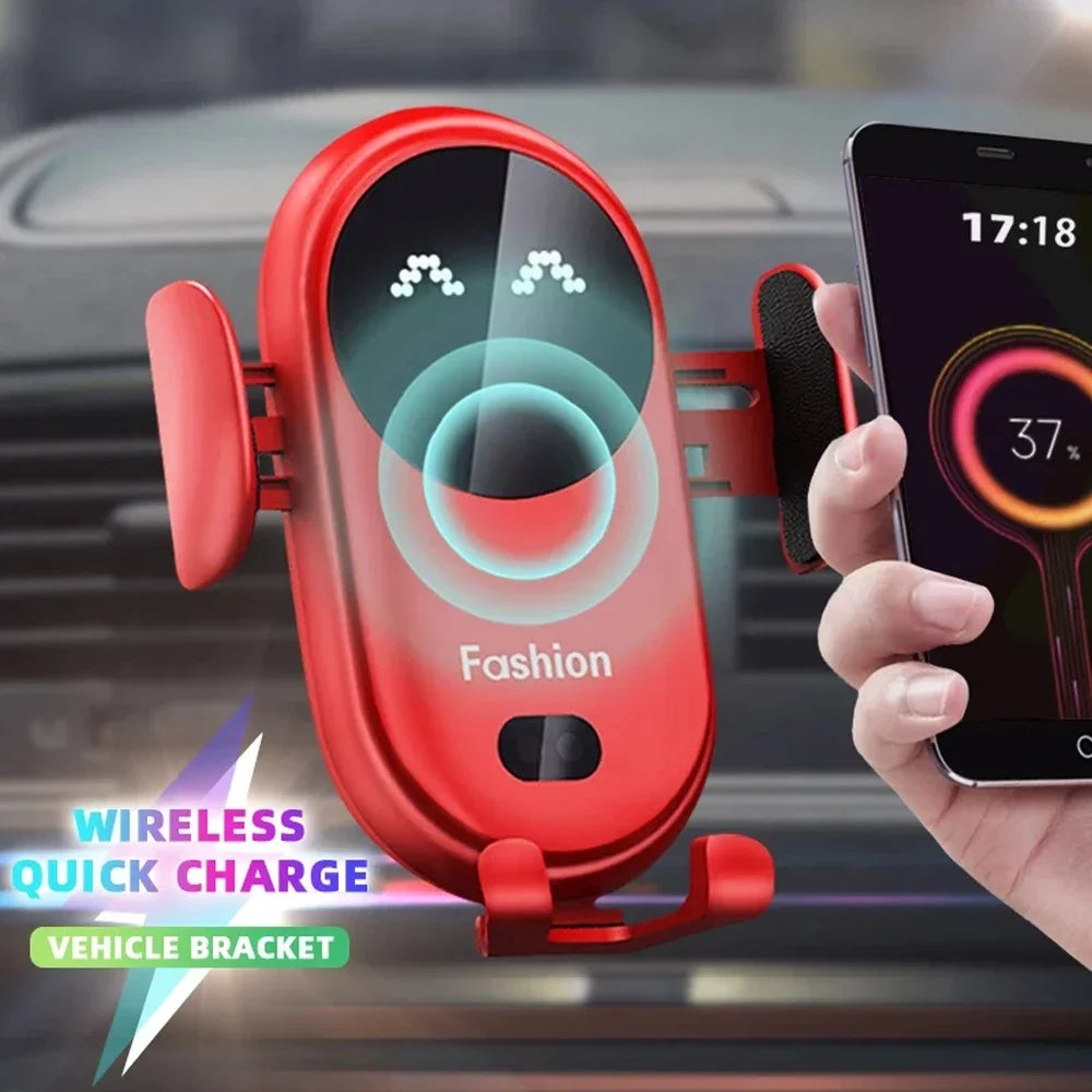 Fast Wireless Car Charging Phone Holder
