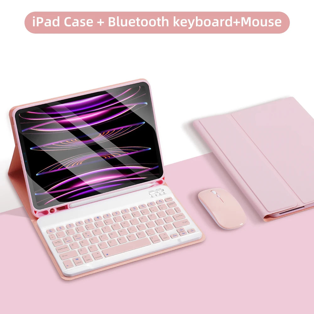 Foldable Keyboard iPad Case
