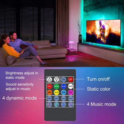 LED Strip Lights with Music Sync