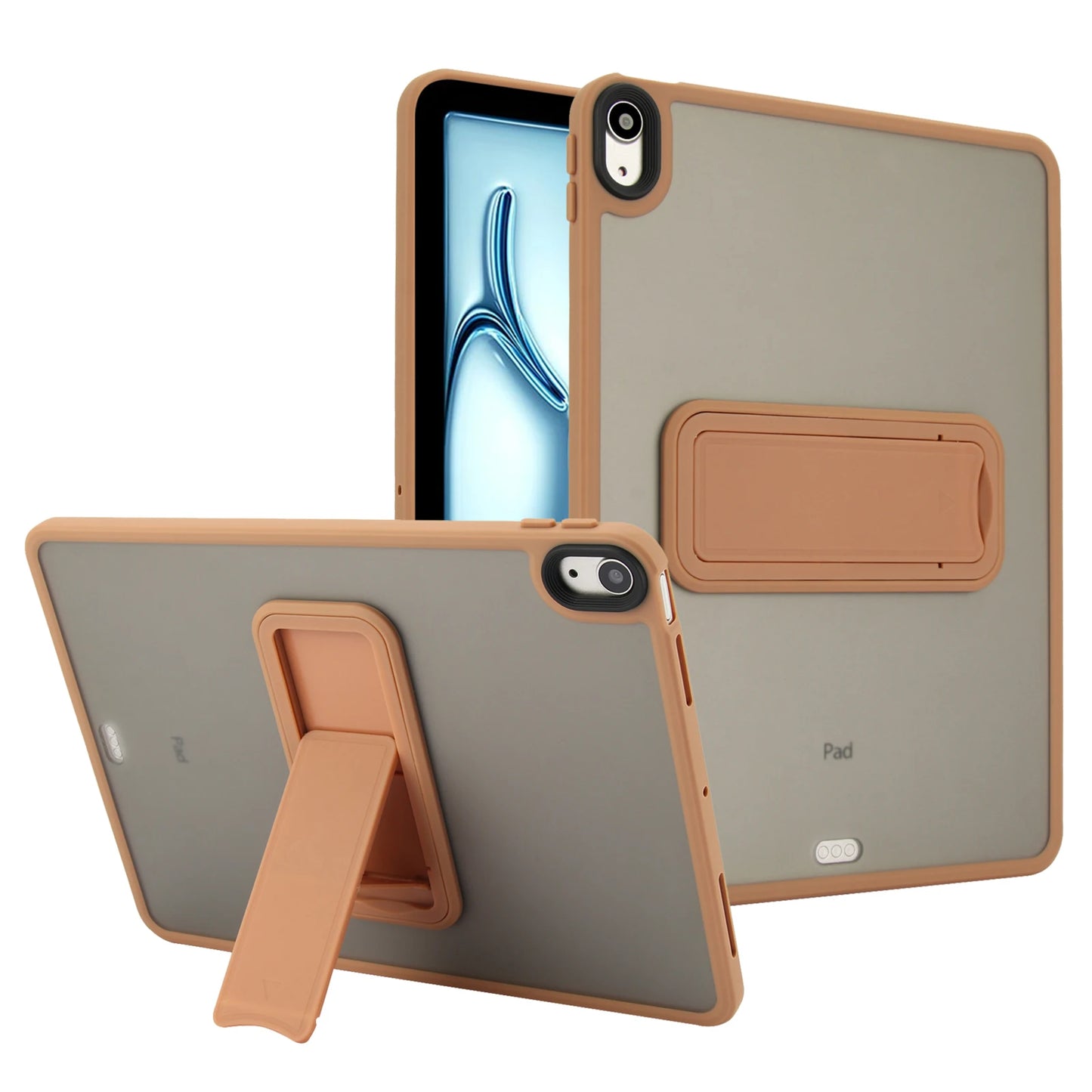 Clear Color Outline Stand iPad Case