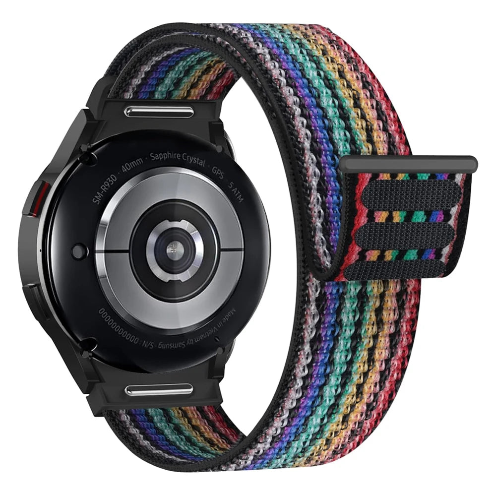 Nylon Sport Loop Watch Band For Samsung Galaxy