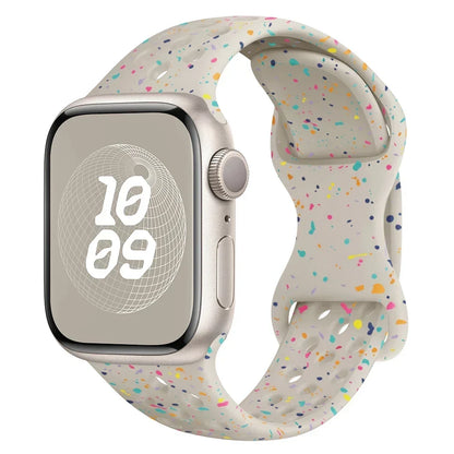 Speckled Silicone Watch Band