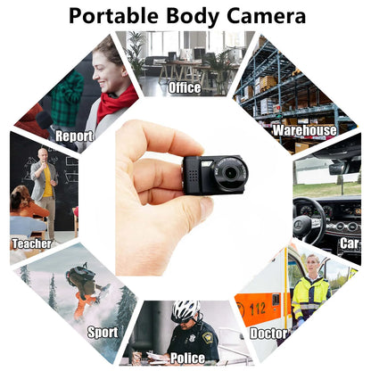 Vintage Extra Small Mini Camera With Screen 1080p