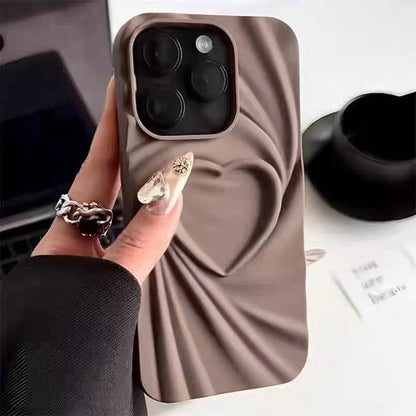 Textured Heart Phone Case