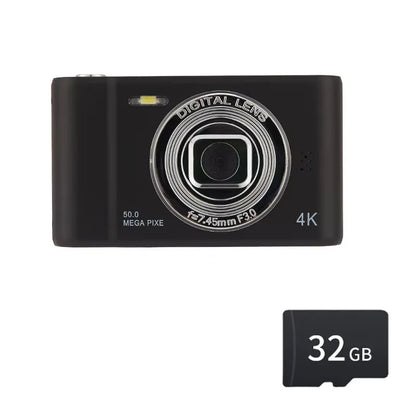 4K Retro Digital Camera 50 Megapixels HD Zoom 2.4inch Screen