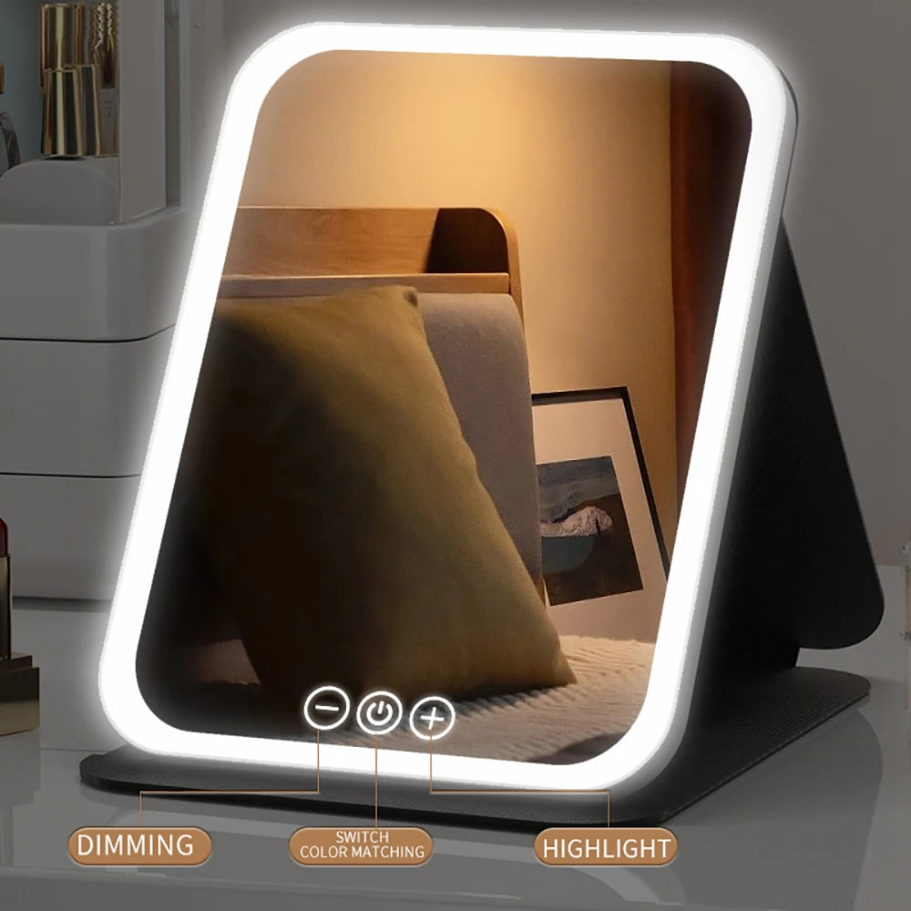 Multi-Use 3 Color Touch Makeup Mirror
