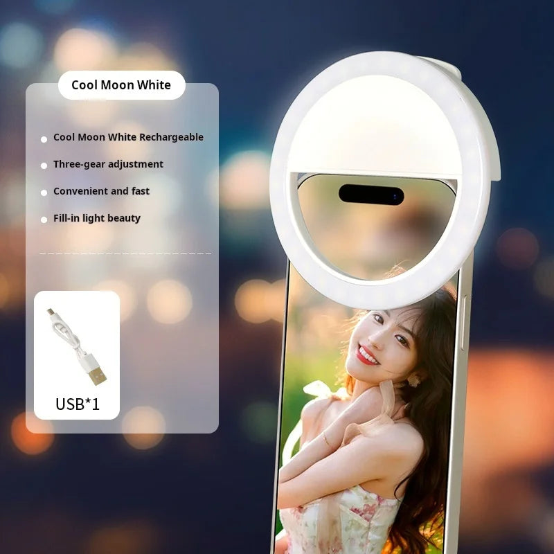 Mini Clip-On LED Ring Light