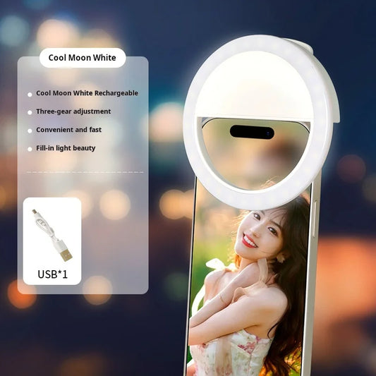 Mini Clip-On LED Ring Light