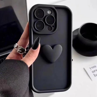 3D Heart Phone Case