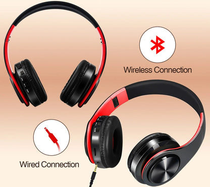 Soft Leather Bluetooth Stereo Headphones
