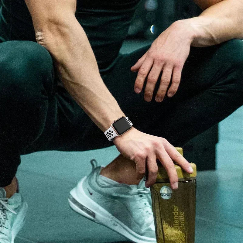 Speckled Silicone Watch Band