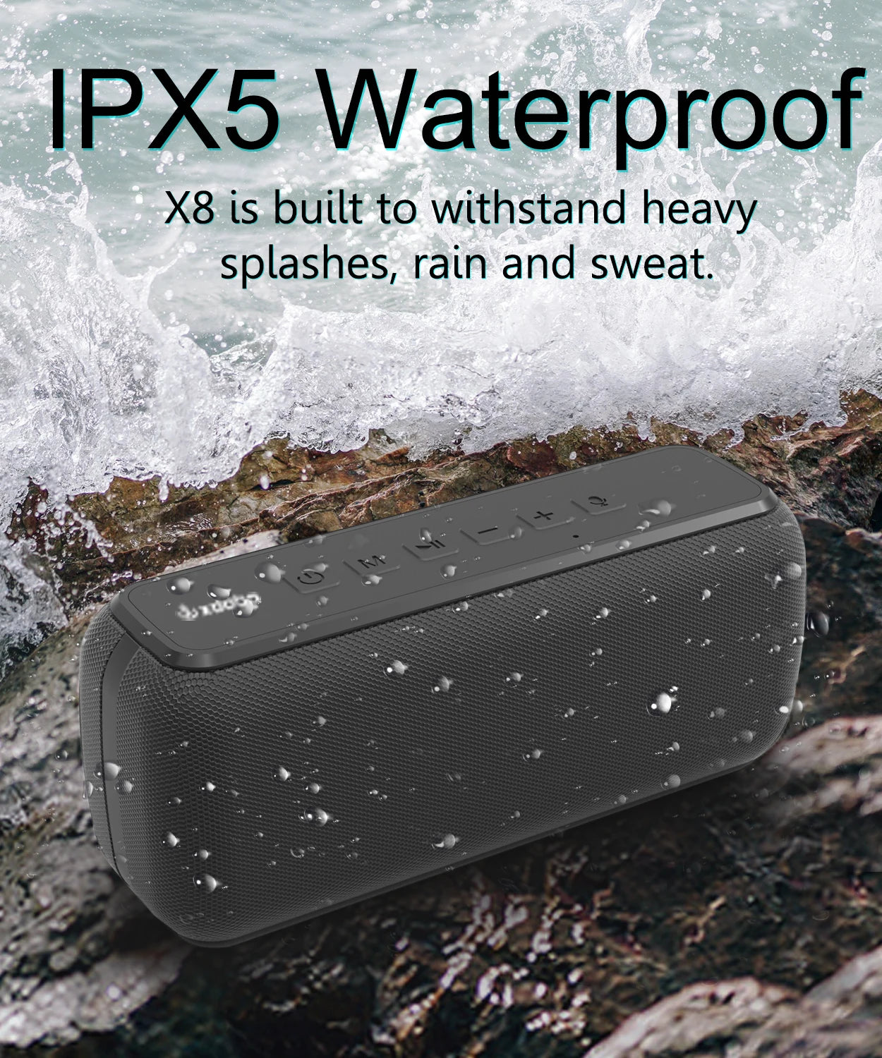 Deep Bass Waterproof Speaker