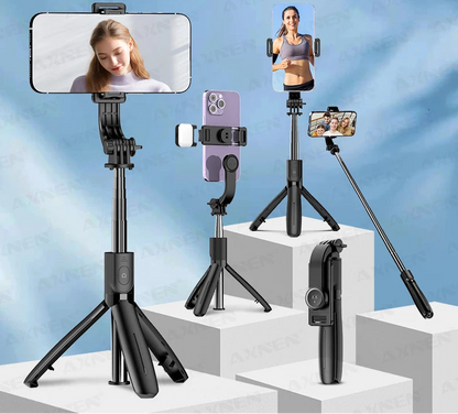 Portable Adjustable Selfie Stick Tripod with Remote