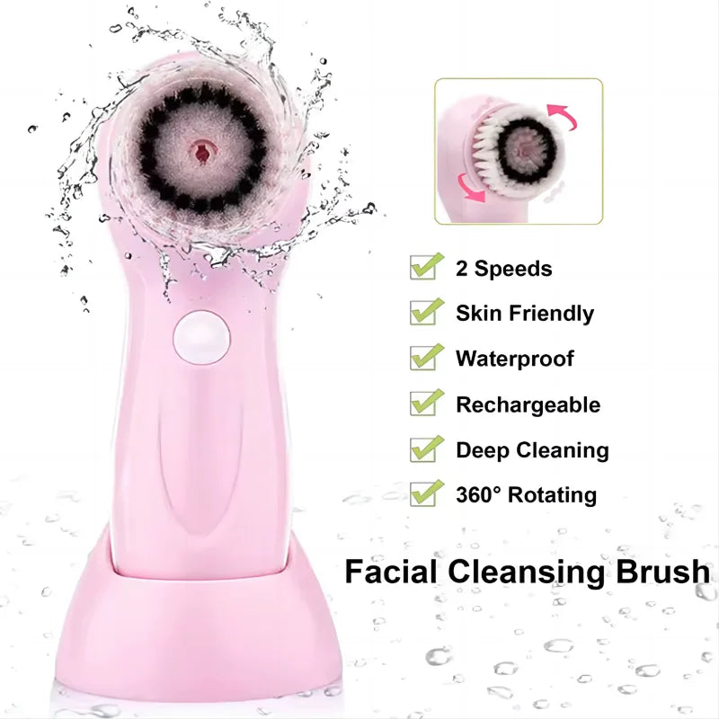 Electric Spinning Facial Cleansing Brush
