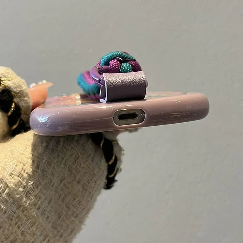 Chunky Color Wristlet Phone Case
