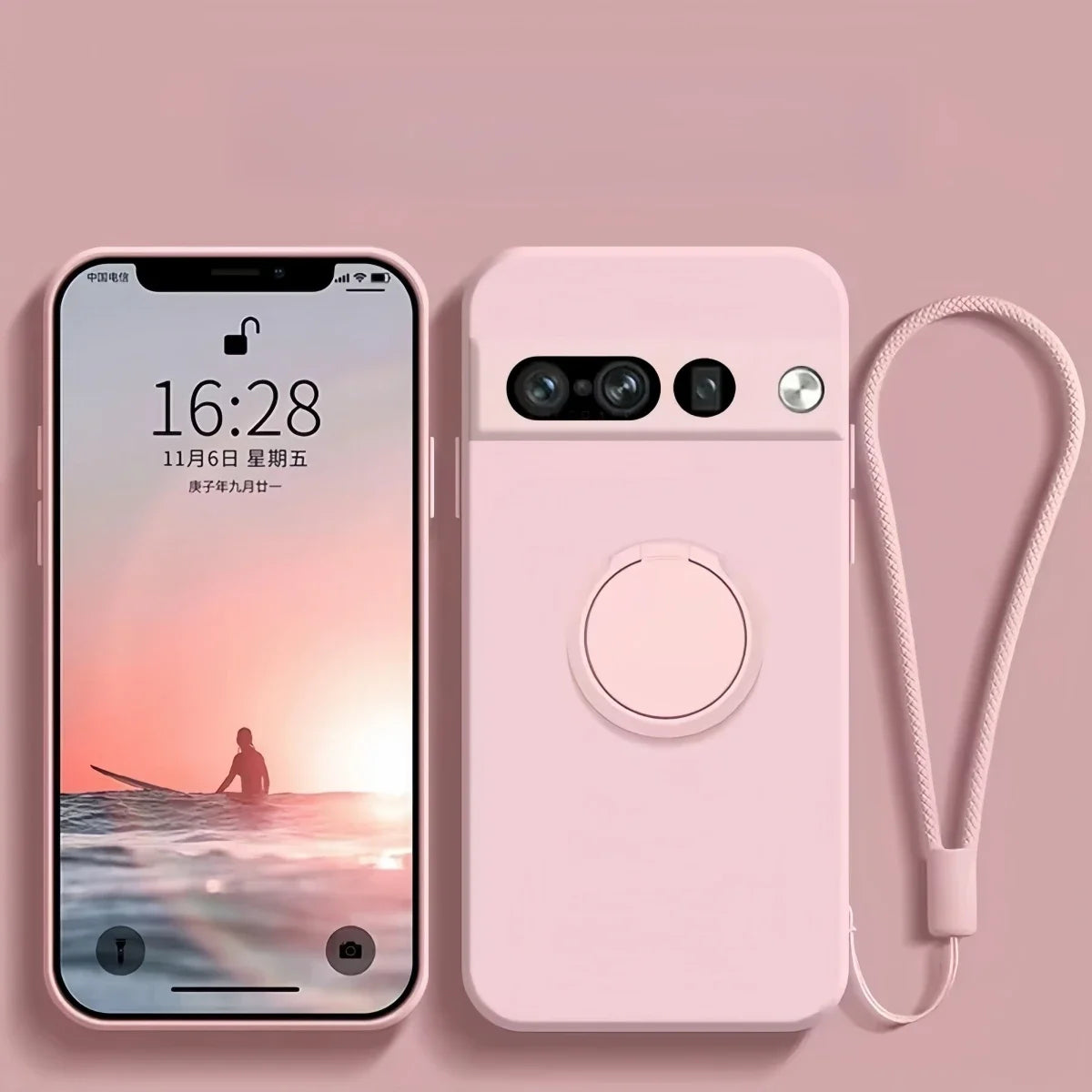 Classic Ring & Wristlet Phone Case