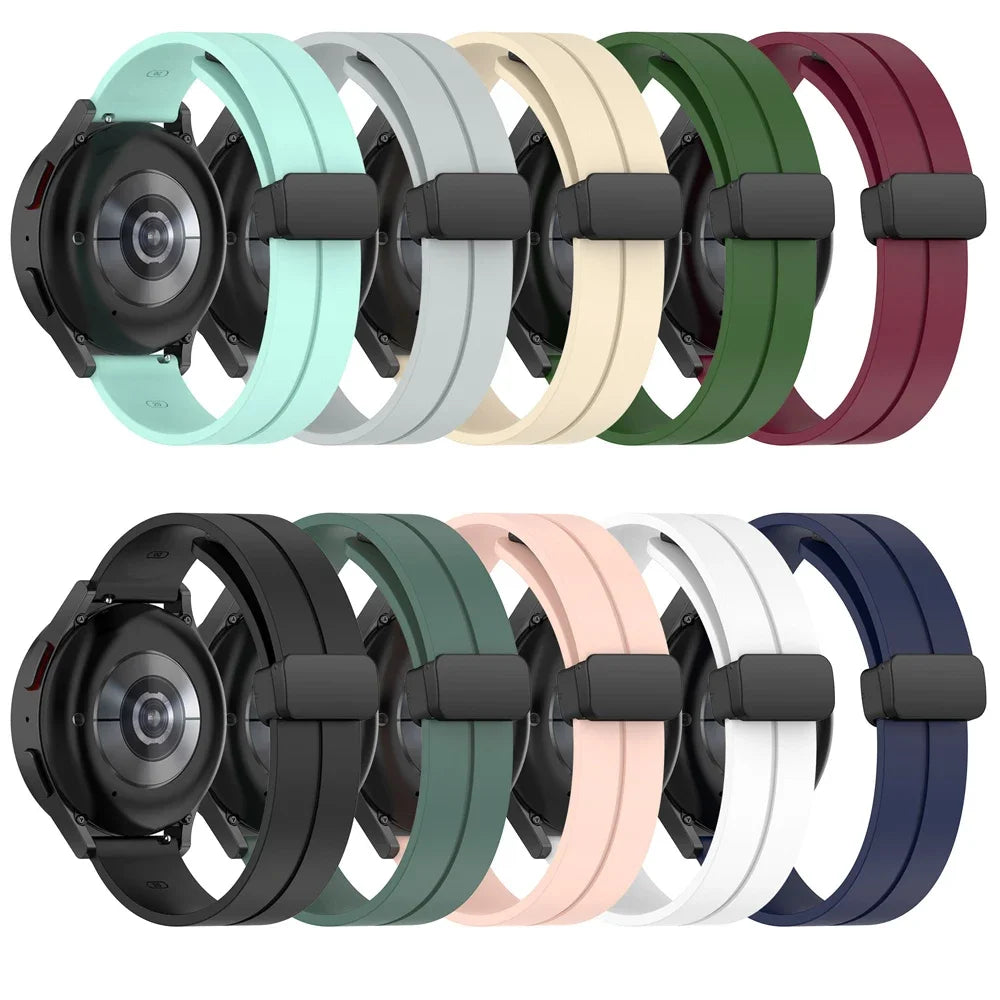 Magnetic Silicone Buckle Band for Samsung Galaxy