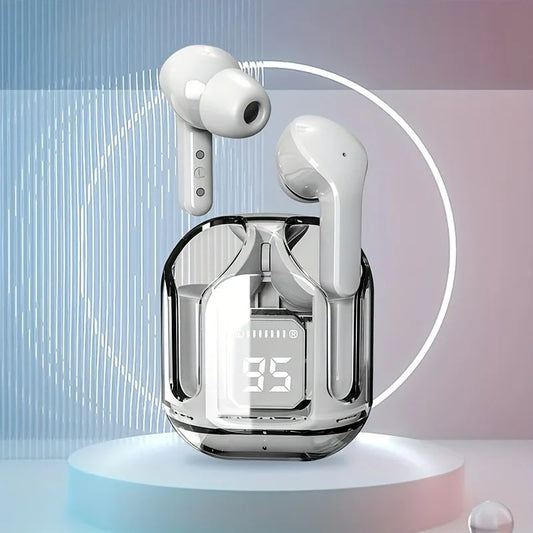 Original Transparent LED Stereo Bluetooth Earbuds