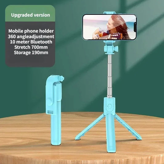 Multifunction Selfie Stick & Tripod Stand with Light + Remote