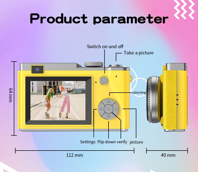 Vintage Retro CCD 2.4" Digital Camera